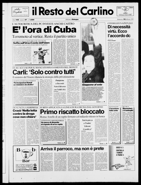 Il Resto del Carlino : giornale dell'Emilia